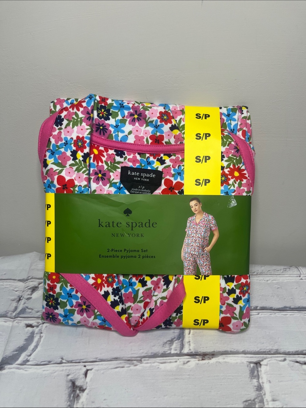 Kate Spade Floral Print Two Piece Summer Pyjama Set